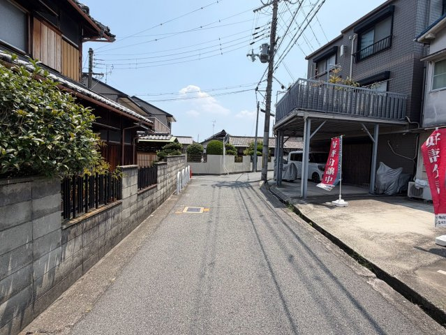 堺市西区鳳西町３丁土地の前面道路含む現地写真