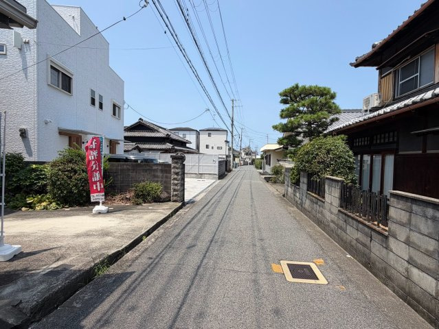 堺市西区鳳西町３丁土地の前面道路含む現地写真
