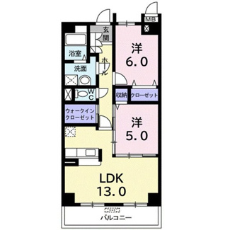 【間取り】 | カーサ・グレース | 間取りです。