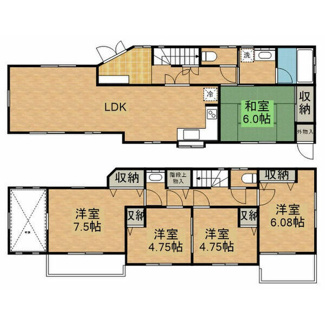 【間取り】 | 宿郷3丁目一戸建て