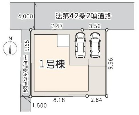 【区画図】 | 藤沢市羽鳥5丁目  新築戸建  全1棟