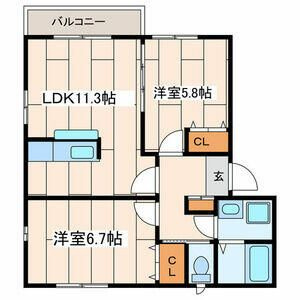 サクラアベニューの間取り