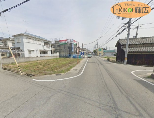 加古郡稲美町国岡3丁目　土地の前面道路含む現地写真