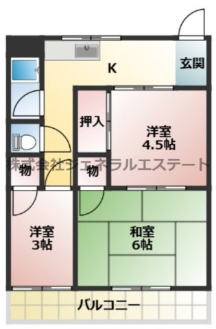 【間取り】 | オレンジマンション