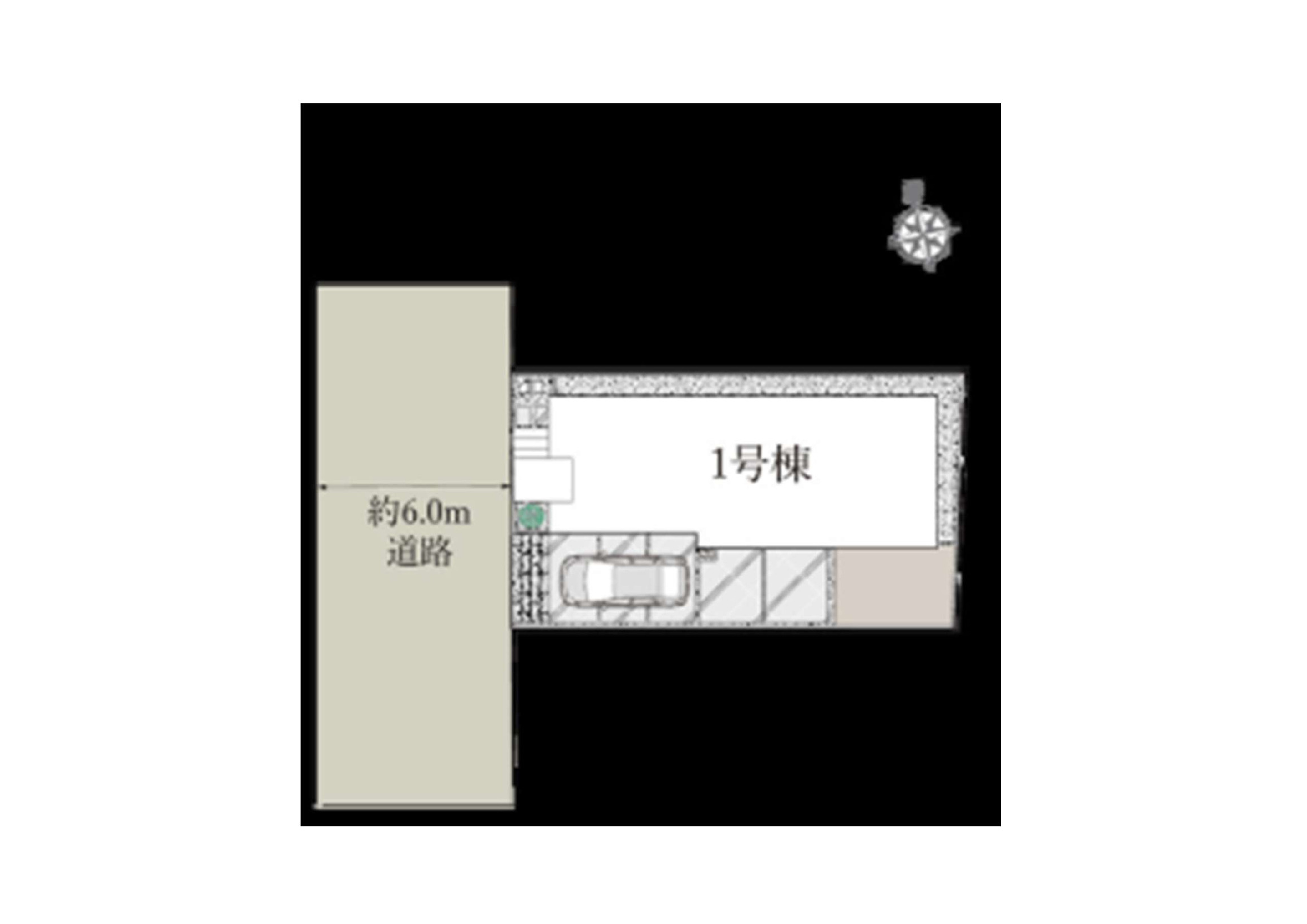 練馬区下石神井６丁目全１棟　長期優良住宅の区画図