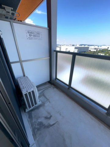 福岡市東区箱崎ふ頭３丁目の賃貸マンションのバルコニー