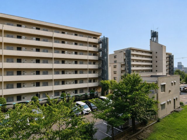 ユニ宇治マンション2号館の展望