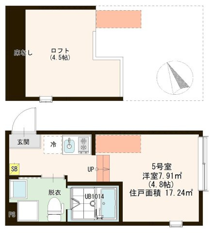 【間取り】 | ハーモニーテラス柳原Ⅵ