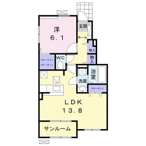 ブリッサⅡの間取り