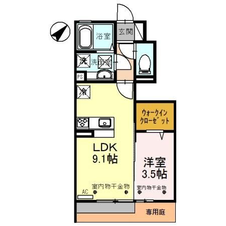 グラン ストリーツ　Cの間取り