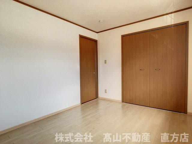 直方市大字感田のアパートの寝室