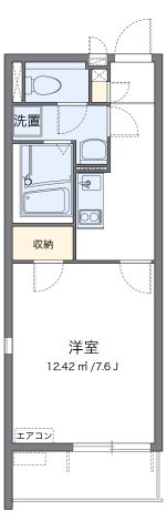 【間取り】 | クレイノ幸成 | 代表的な間取のため実際の間取とは異なる場合があります