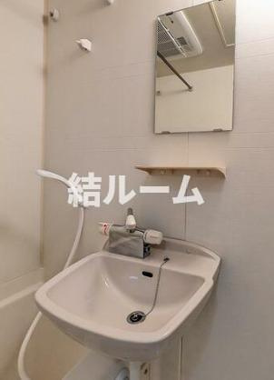 新宿区高田馬場４丁目の賃貸マンションの洗面所