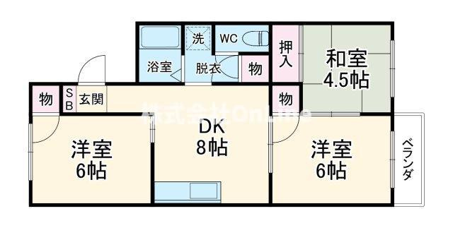 【間取り】 | ガーデンハイツナカムラ