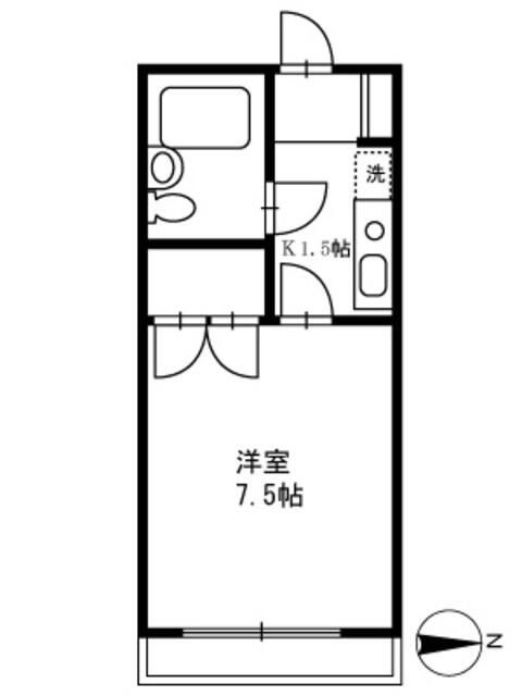 町田市玉川学園５丁目のアパート