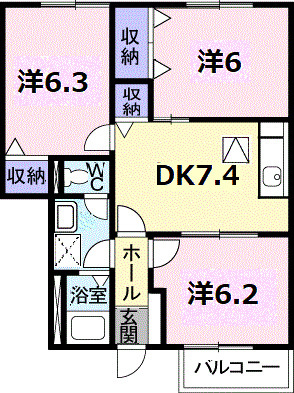 エモーション－２１の間取り
