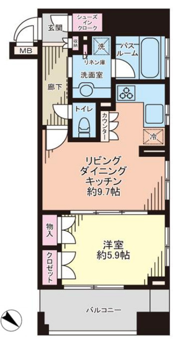 ドルフ日本橋人形町の間取り