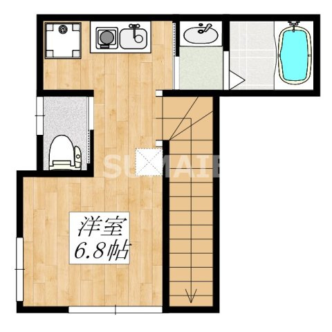 ランドフォレスト上十条の間取り