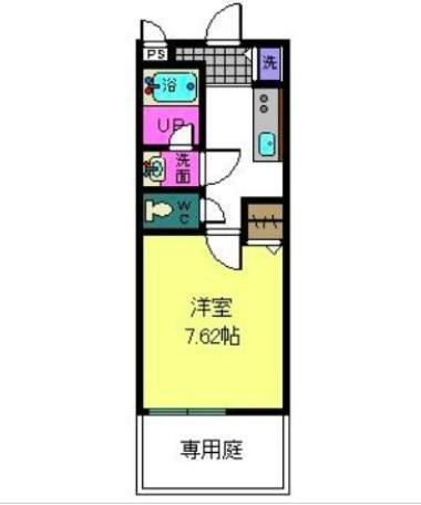 クローリスメゾン２番館の間取り