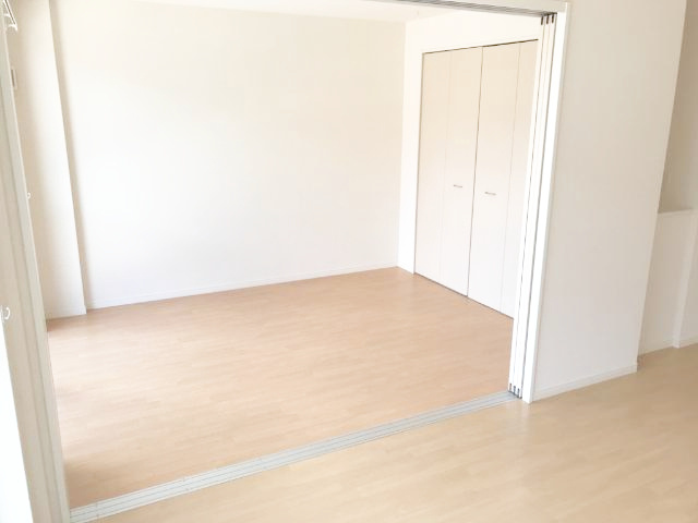 合志市須屋のアパートの寝室