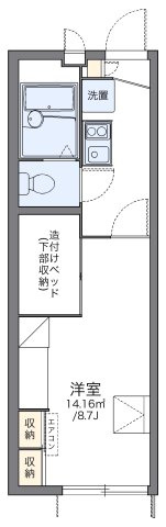 レオパレスさくらの間取り