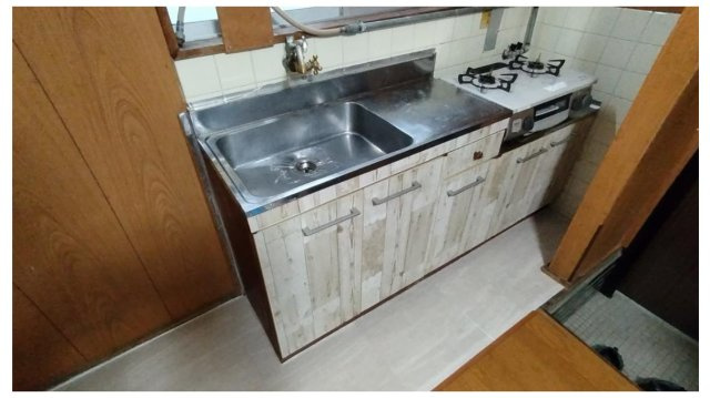 神戸市北区　一棟収益アパート　大池かおり荘のキッチン