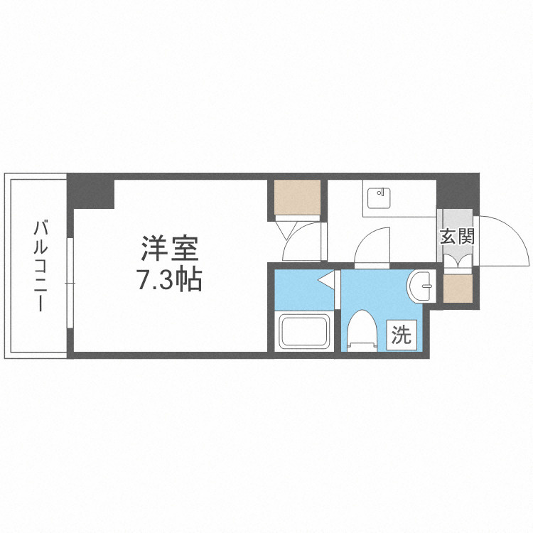エグゼ新大阪南の間取り