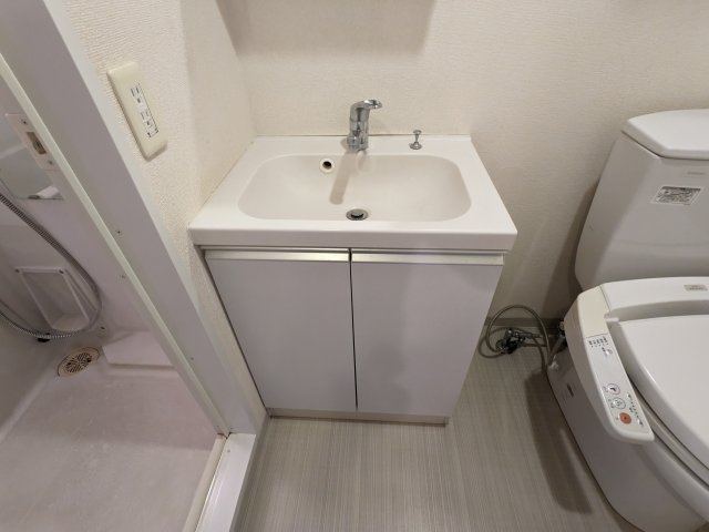 プレミアムキューブ東十条アリアの独立洗面台