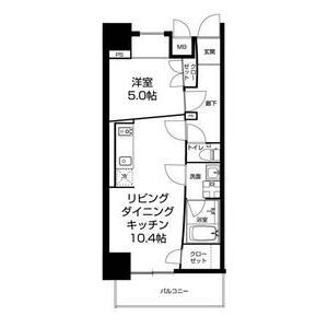 URBAN FLATS中之島の間取り