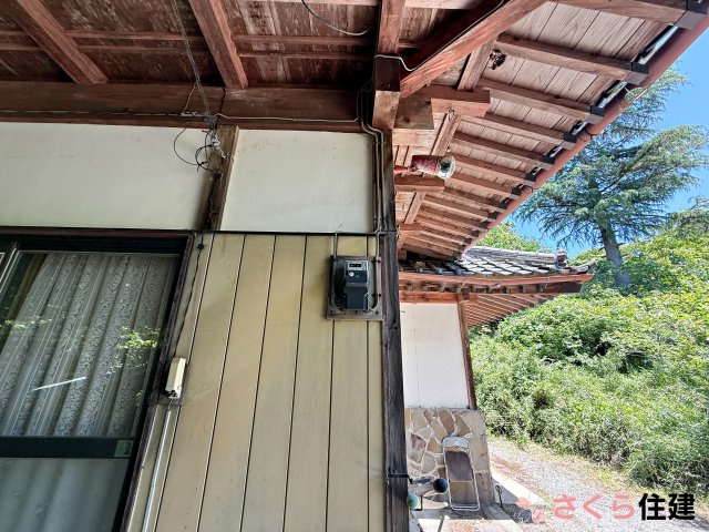 市貝町古家付き土地の外観