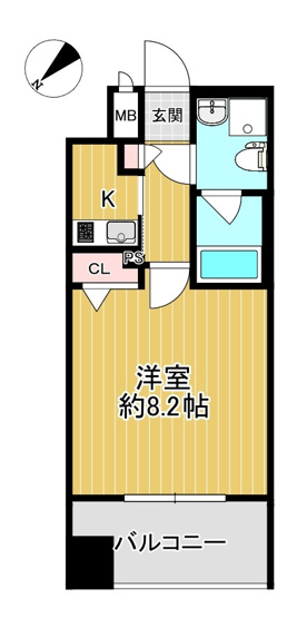 【間取り】 | エフパルク県庁前