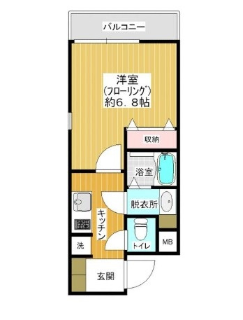 Ｃｌｏｕｄ２の間取り|間取りです。