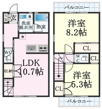 プラシド青谷　C棟・D棟