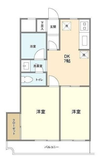 【間取り】 | コスモスマンション東村山 | 間取りです。