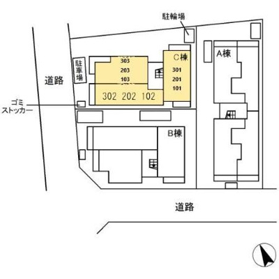 【区画図】 | Dフラット大和田(ディーフラットオオワダ)