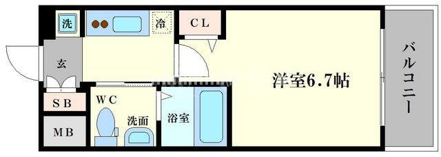 ラクラス阿倍野元町の間取り