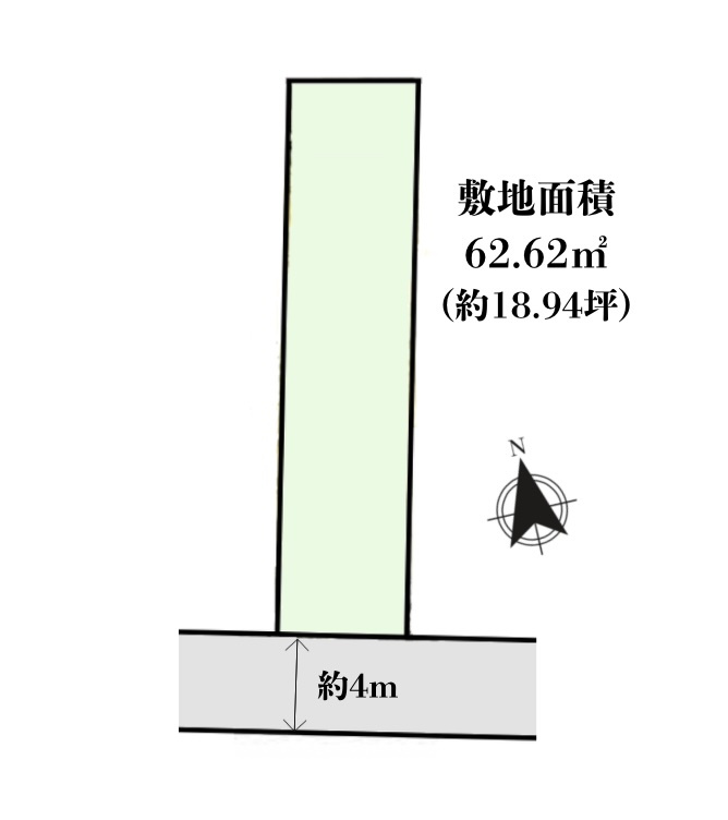 中野区野方２丁目の中古一戸建の区画図