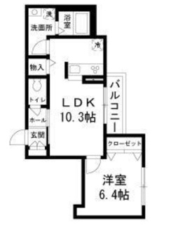 【間取り】 | シャーメゾン大門 | 間取りです。