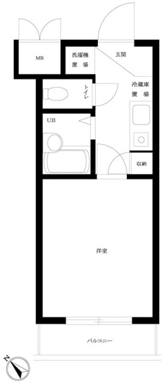 【間取り】 | ルーブル西五反田