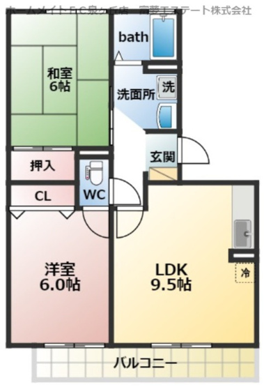 【間取り】 | パークハウス1番館