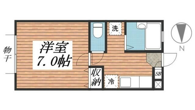 ルミエール大久保の間取り
