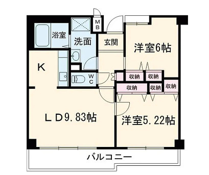 大阪市平野区加美正覚寺１丁目の一棟マンションの間取り