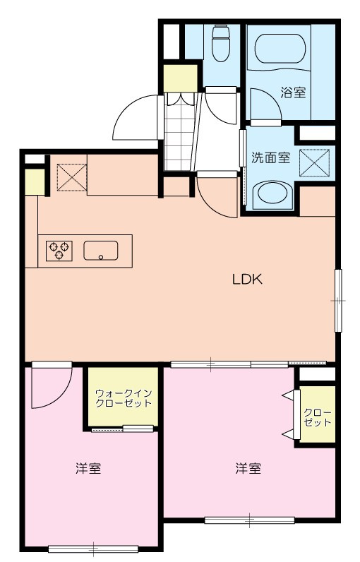 杉並区高井戸東３丁目の賃貸マンションの間取り