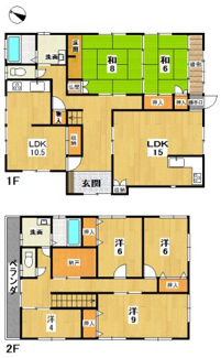 【間取り】 | 奈良市疋田町２丁目