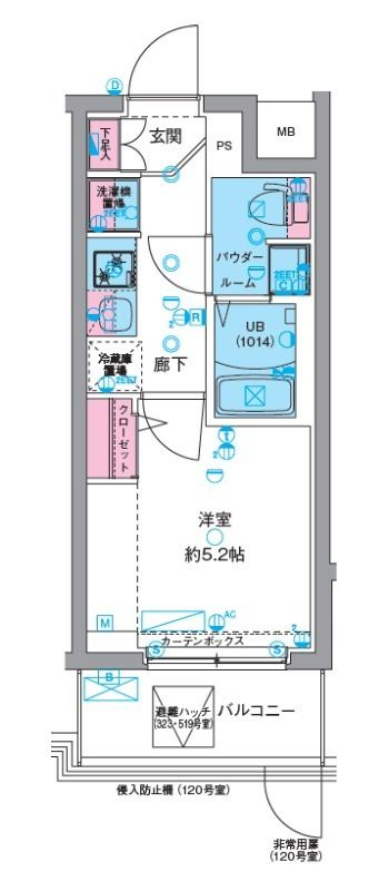 ジェノヴィア天王台の間取り