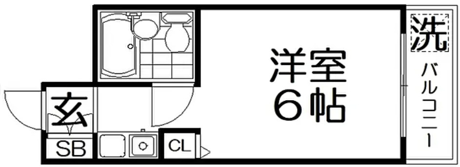 ラメール香里の間取り