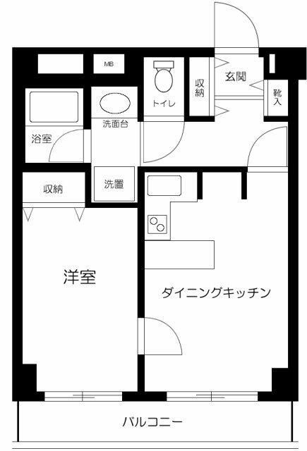 ウィンベルデュエット上板橋第３の間取り