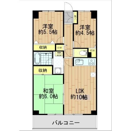カーサアリヴィオの間取り