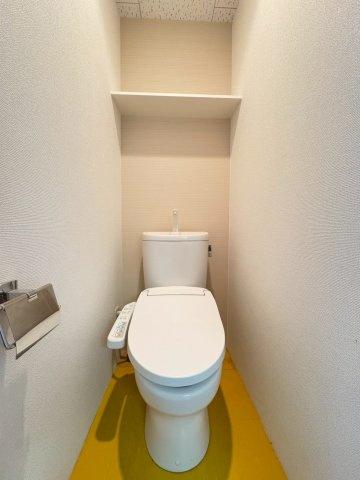 福岡市博多区中呉服町の賃貸マンションのトイレ
