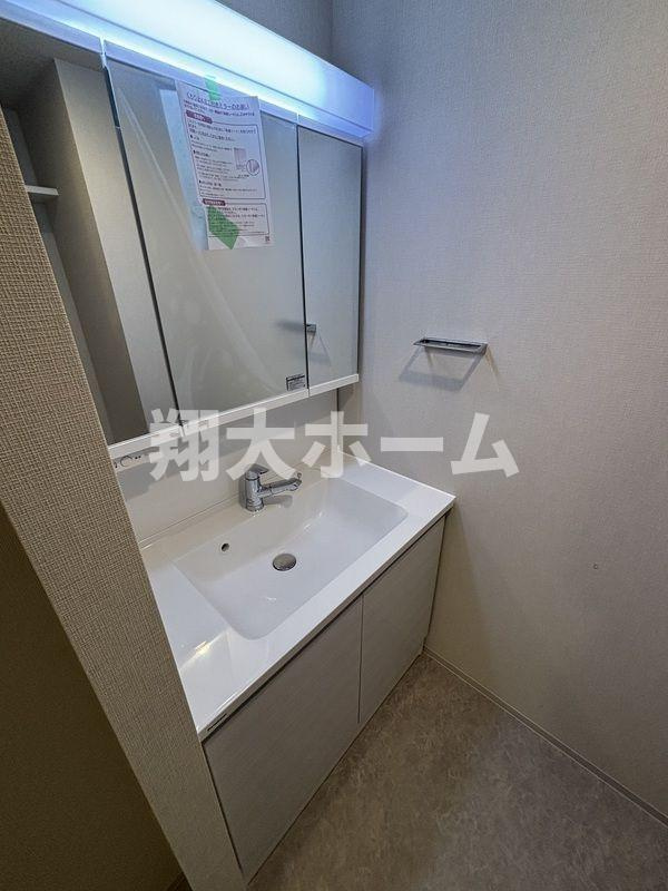 スプランディッド上野Northの洗面所